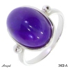 Ring 3409-A with real Amethyst