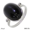 Ring 3409-ON mit echter Schwarzem Onyx