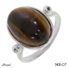 Ring 3409-OT with real Tiger's eye