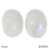Earrings E2603-PL with real Moonstone