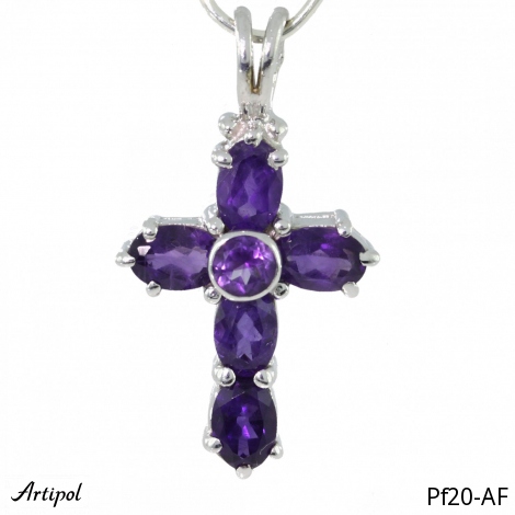 Pendant PF20-AF with real Amethyst faceted