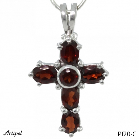 Pendant PF20-G with real Garnet