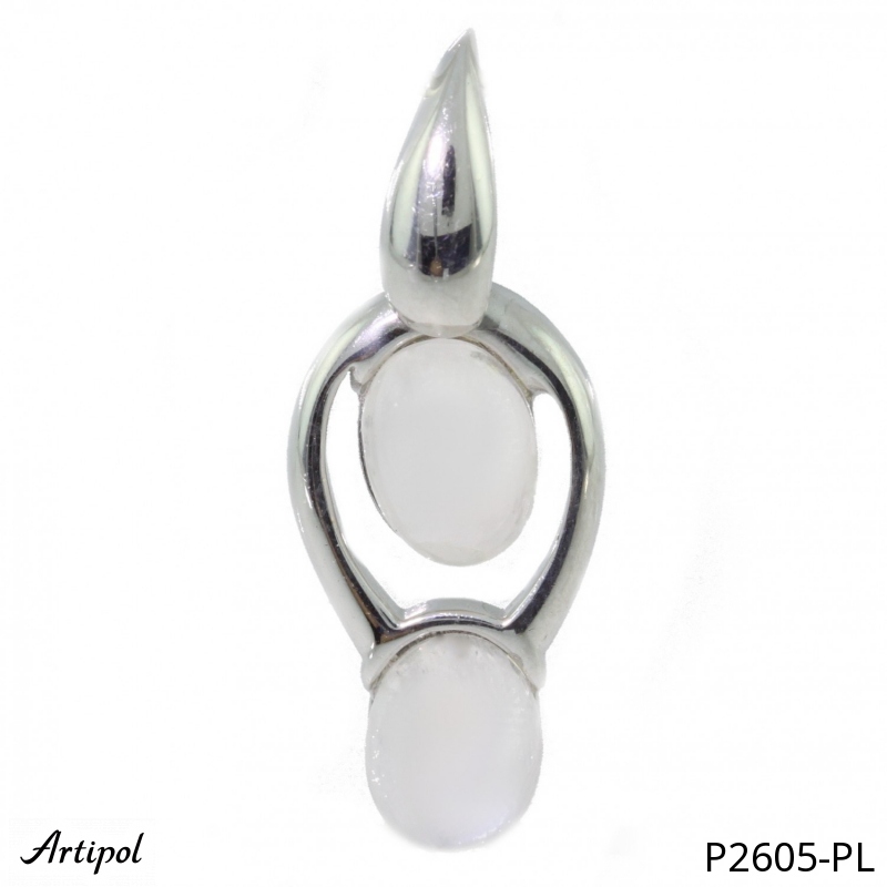 Pendant P2605-PL with real Moonstone