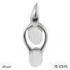 Pendant P2605-PL with real Moonstone