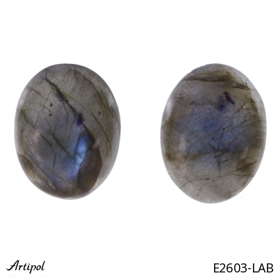 Boucles d'oreilles E2603-LAB en Labradorite véritable