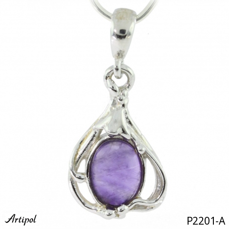 Pendant P2201-A with real Amethyst