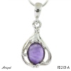 Pendant P2201-A with real Amethyst