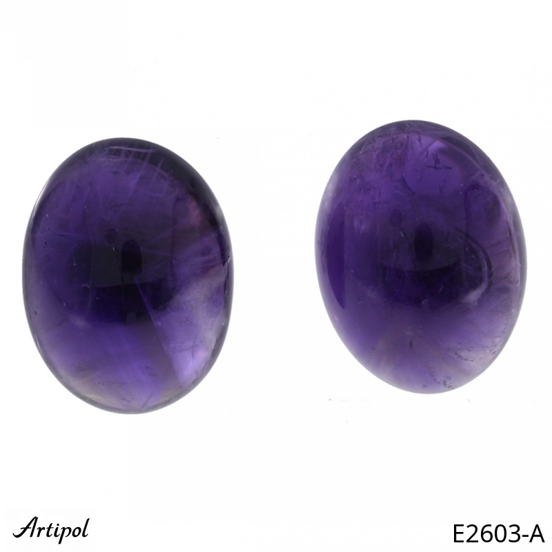 Ohrringe E2603-A mit echter Amethyst