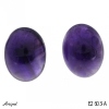 Boucles d'oreilles E2603-A en Améthyste véritable