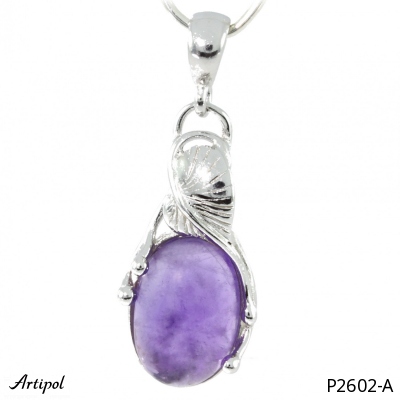 Pendant P2602-A with real Amethyst