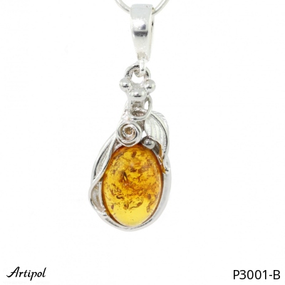 Pendant P3001-B with real Amber