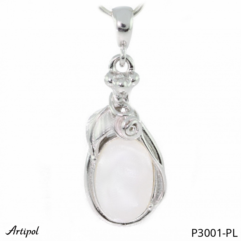 Pendant P3001-PL with real Moonstone