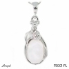 Pendant P3001-PL with real Moonstone