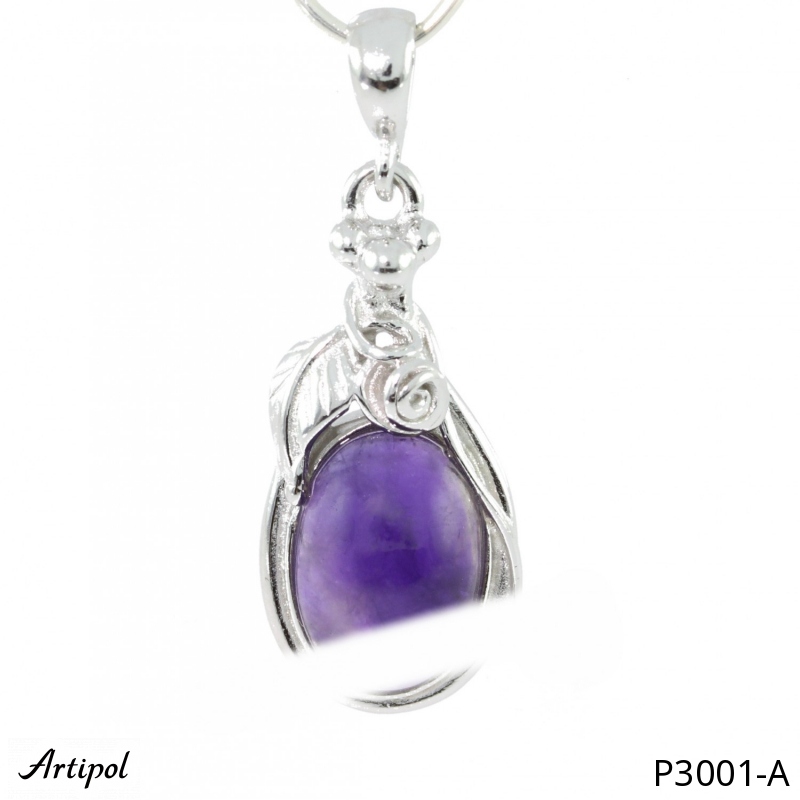 Pendant P3001-A with real Amethyst