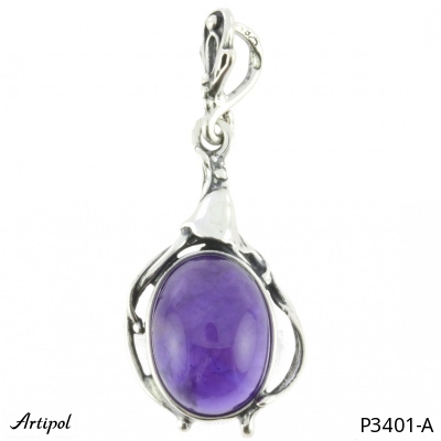 Pendant P3401-A with real Amethyst