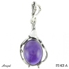 Pendant P3401-A with real Amethyst