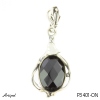 Pendant P3401-ON with real Black Onyx