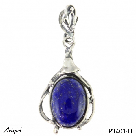 Pendant P3401-LL with real Lapis lazuli