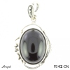 Pendant P3402-ON with real Black Onyx