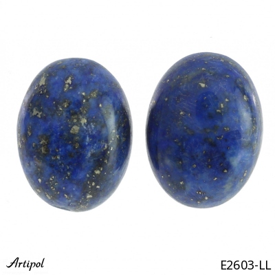 Earrings E2603-LL with real Lapis-lazuli
