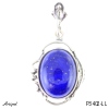 Pendant P3402-LL with real Lapis lazuli