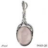 Pendant P4601-QR with real Rose quartz
