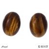 Earrings E2603-OT with real Tiger’s Eye