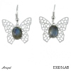 Earrings E3005-LAB with real Labradorite