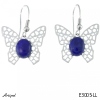 Earrings E3005-LL with real Lapis-lazuli