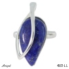 Ring 4601-LL with real Lapis-lazuli