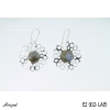 Earrings E2602-LAB with real Labradorite