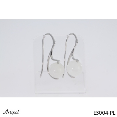 Boucles d'oreilles E3004-PL en Pierre de lune véritable