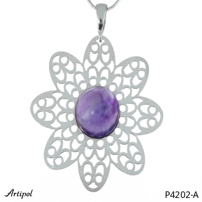 Pendant P4202-A with real Amethyst
