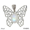 Pendant P3408-PL with real Moonstone