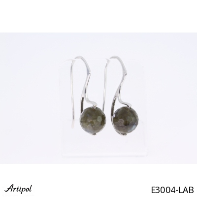 Earrings E3004-LAB with real Labradorite
