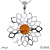 Pendant P2609-B with real Amber
