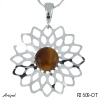 Pendant P2609-OT with real Tiger's eye