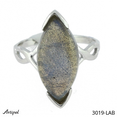 Ring 3019-LAB with real Labradorite