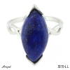 Ring 3019-LL with real Lapis lazuli