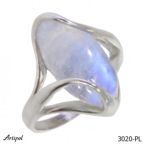 Ring 3020-PL with real Moonstone