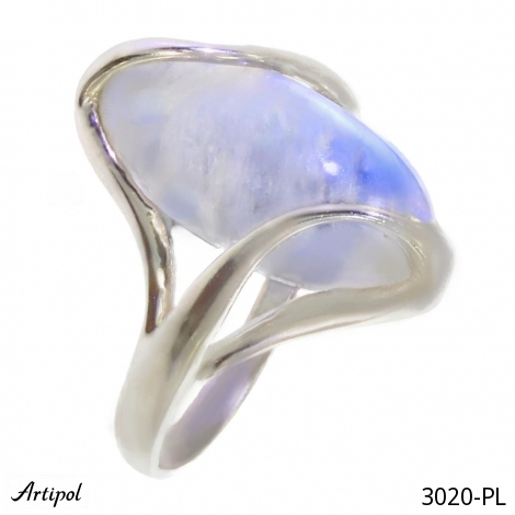 Bague 3020-PL en Pierre de lune véritable