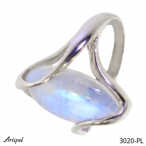 Bague 3020-PL en Pierre de lune véritable