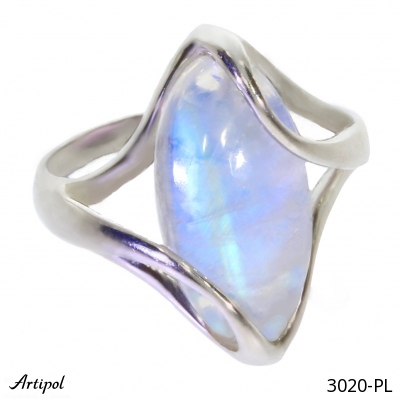 Ring 3020-PL with real Moonstone