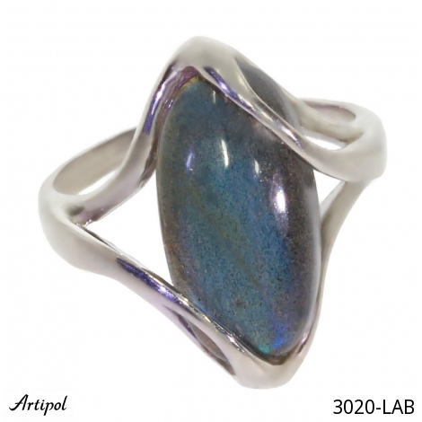Ring 3020-LAB with real Labradorite