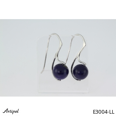 Earrings E3004-LL with real Lapis-lazuli