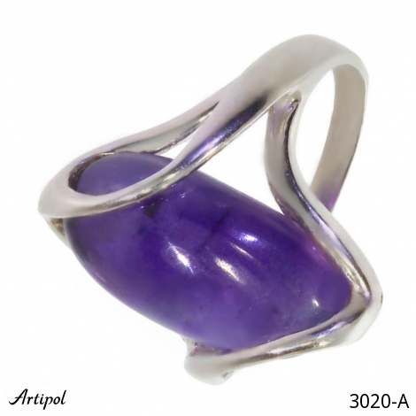 Ring 3020-A with real Amethyst