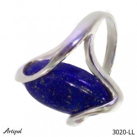 Ring 3020-LL with real Lapis lazuli