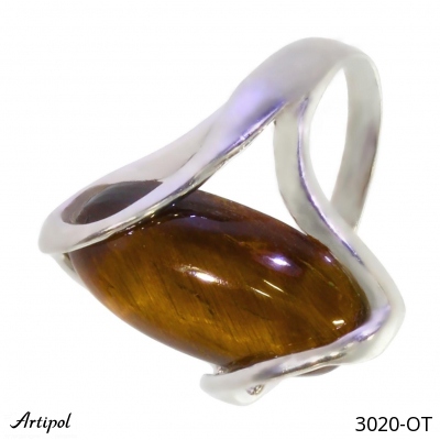 Ring 3020-OT with real Tiger's eye