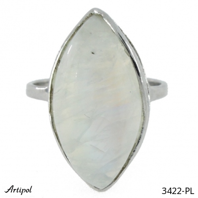 Ring 3422-PL with real Moonstone