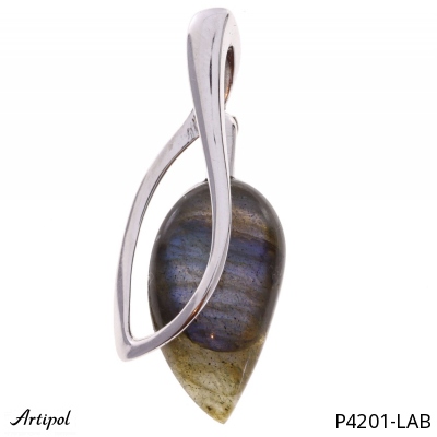 Pendant P4201-LAB with real Labradorite